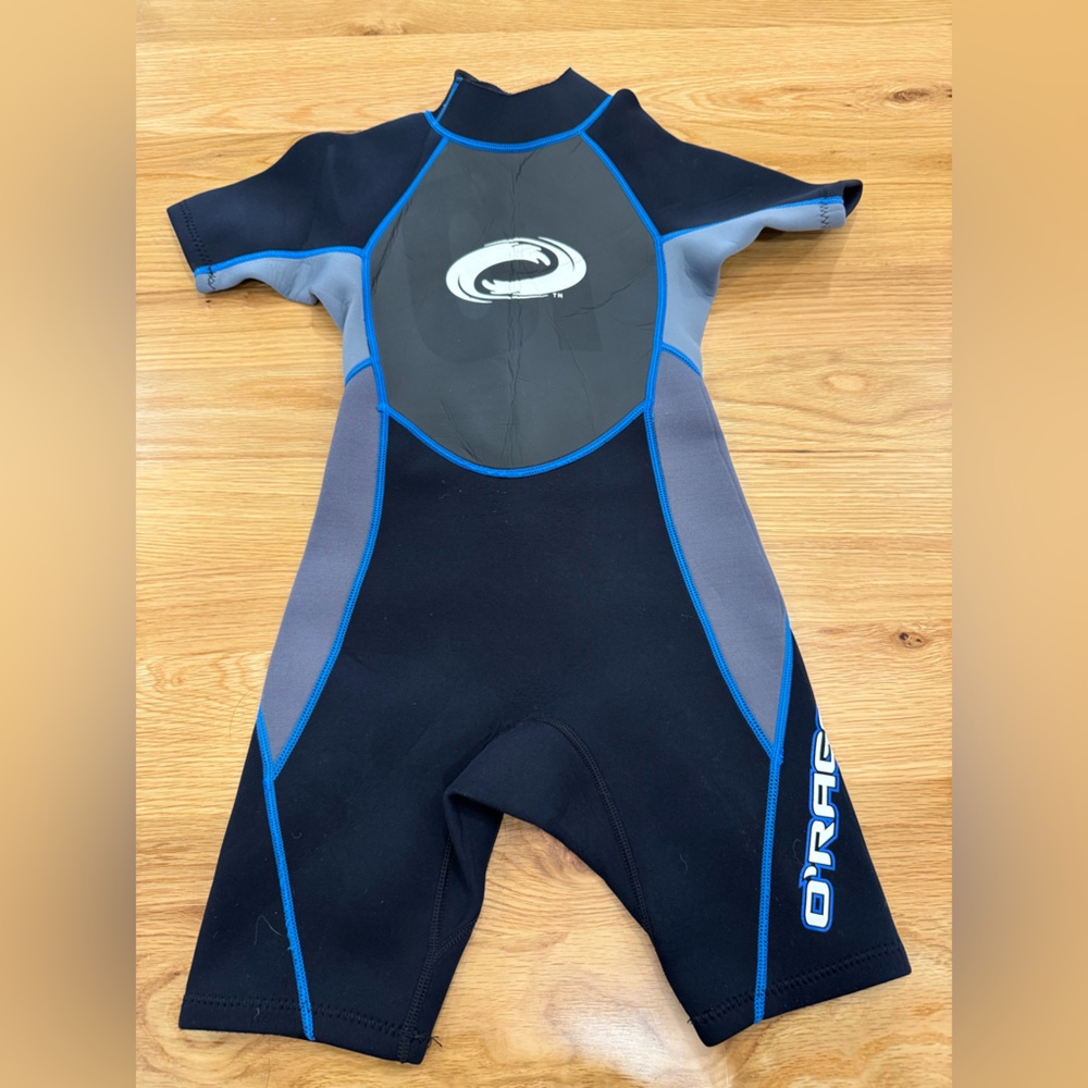 O'Rageous Kid Black and Blue Wetsuit
